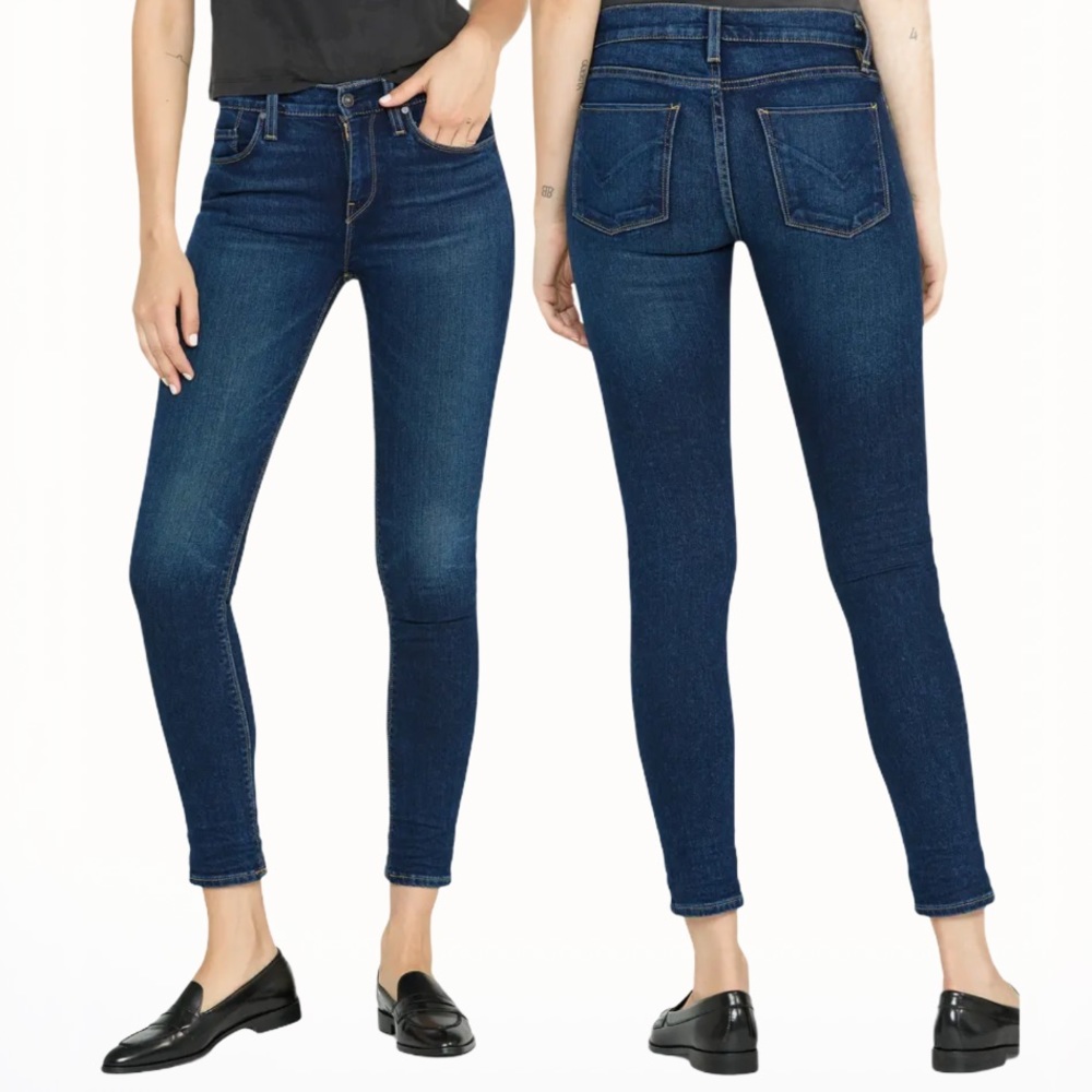 Hudson 92% Cotton Nico Mid-Rise Skinny Jeans - 26
